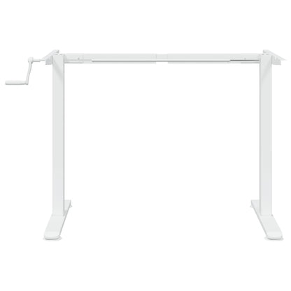 Gestell für Stehpult (94-135)x60x(70-114) cm Stahl weiß