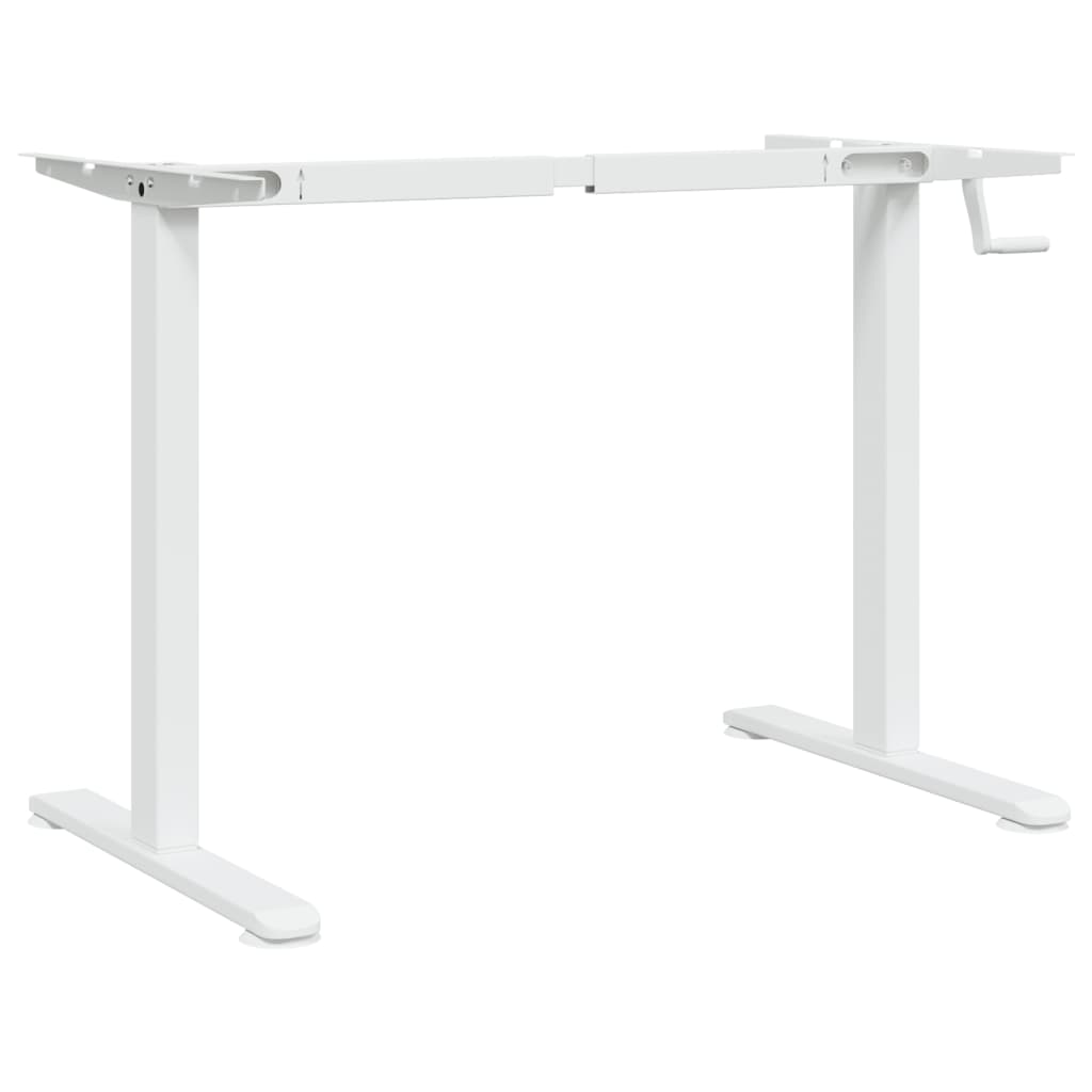 Gestell für Stehpult (94-135)x60x(70-114) cm Stahl weiß
