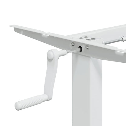 Gestell für Stehpult (94-135)x60x(70-114) cm Stahl weiß