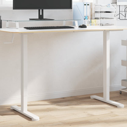 Gestell für Stehpult (94-135)x60x(70-114) cm Stahl weiß