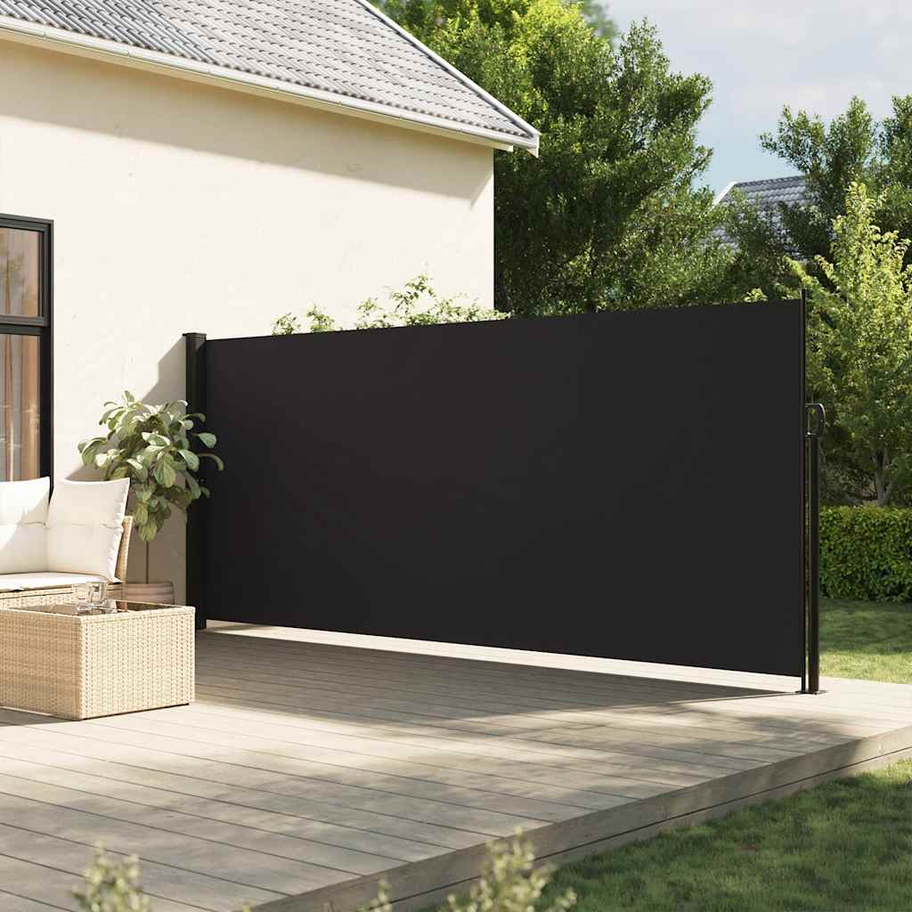 sidomarkis 160x300 cm rullbar svart