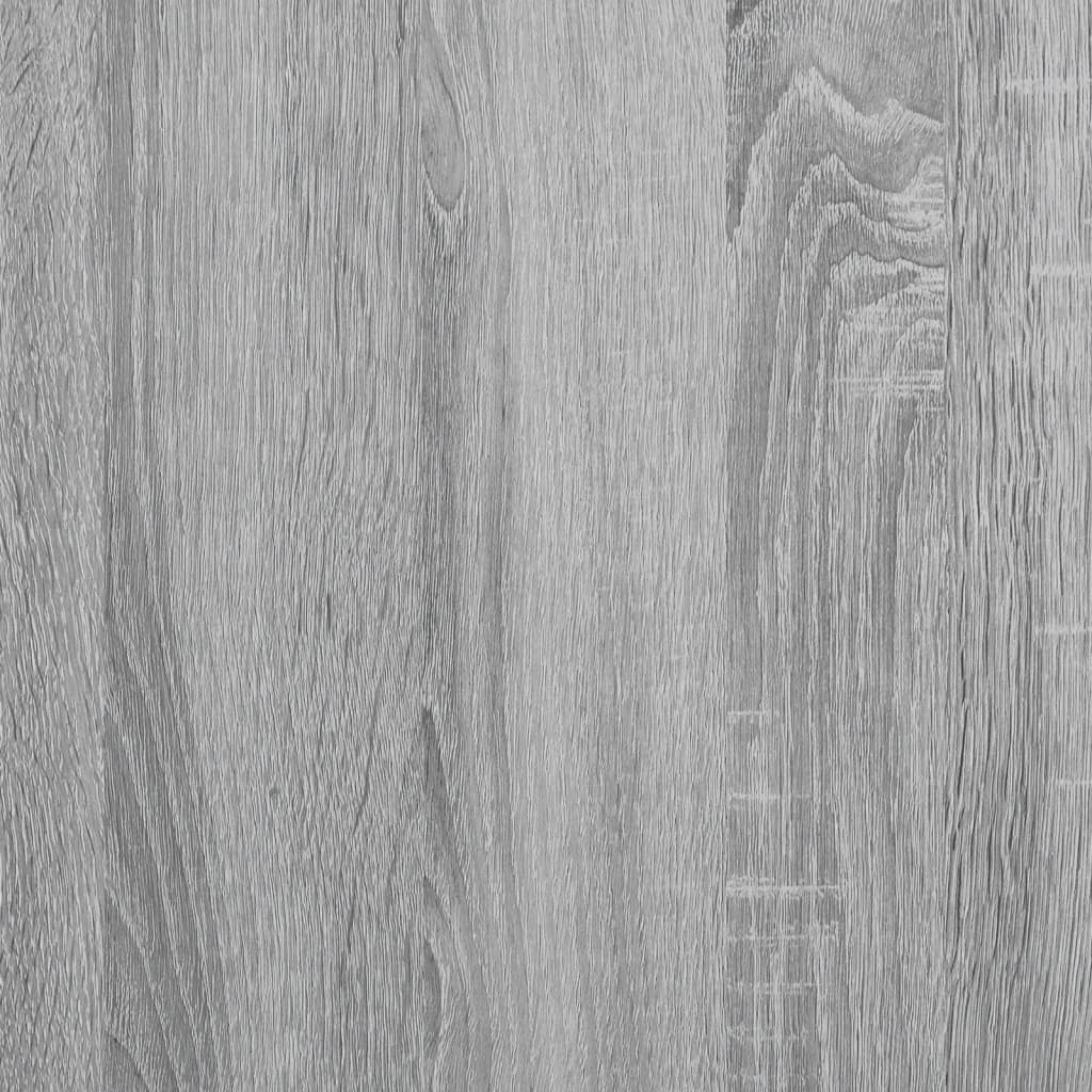 arkivskab 60x32x77,5 cm konstrueret træ grå sonoma-eg