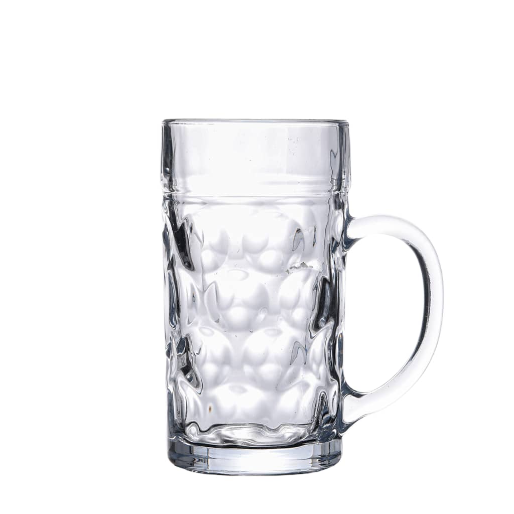 ølglas 6 stk. med håndtag 1000 ml