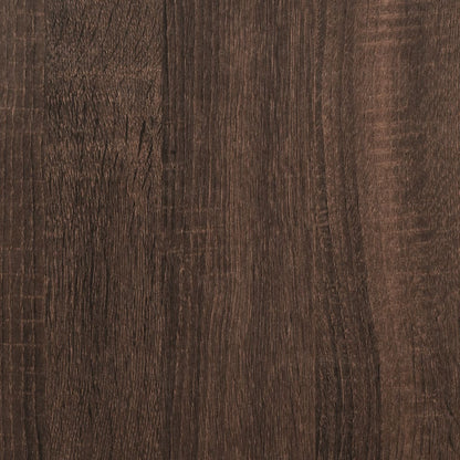 skænke 2 stk. 60x31x70 cm konstrueret træ brun egetræsfarve