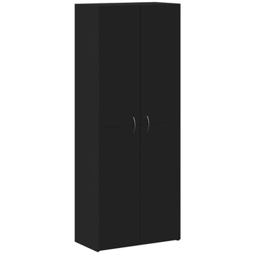 arkivskab 60x32x153 cm konstrueret træ hvid