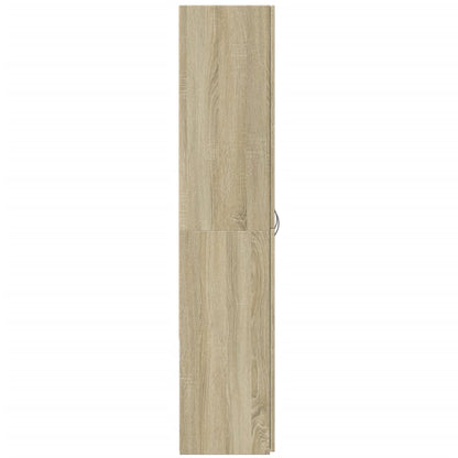 arkivskab 60x32x153 cm konstrueret træ sonoma-eg