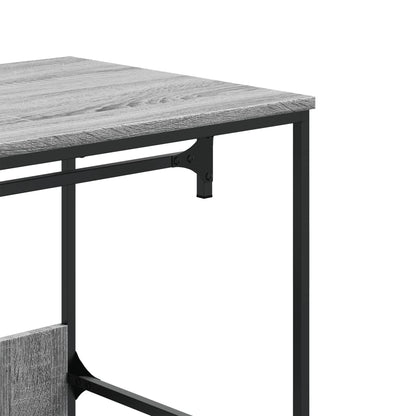klædeskab 90x50x180 cm konstrueret træ grå sonoma-eg
