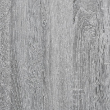 væghængt skrivebord 105x48x75 cm konstrueret træ grå sonoma-eg