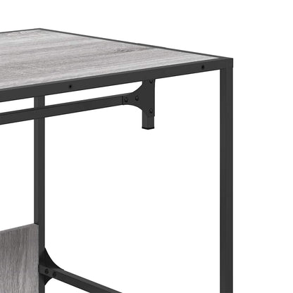 klædeskab 90x50x180 cm konstrueret træ grå sonoma-eg