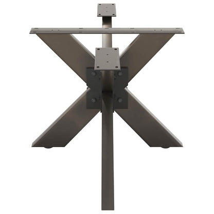 sofabordben edderkopformet sort 98x58x(42-43) cm stål
