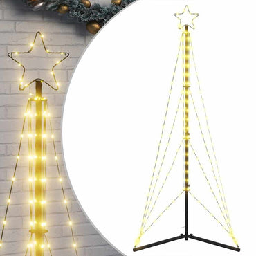 LED-juletræ 363 LED'er 182 cm varmt hvidt lys