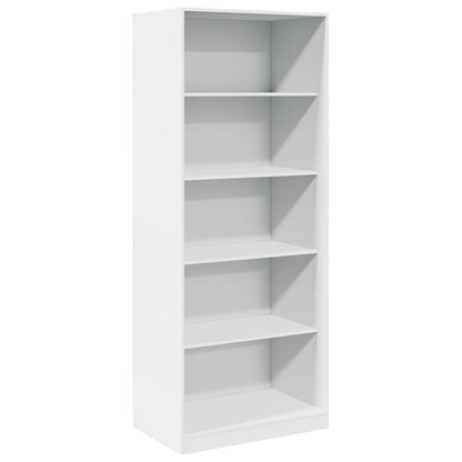 klædeskab 80x50x200 cm konstrueret træ hvid