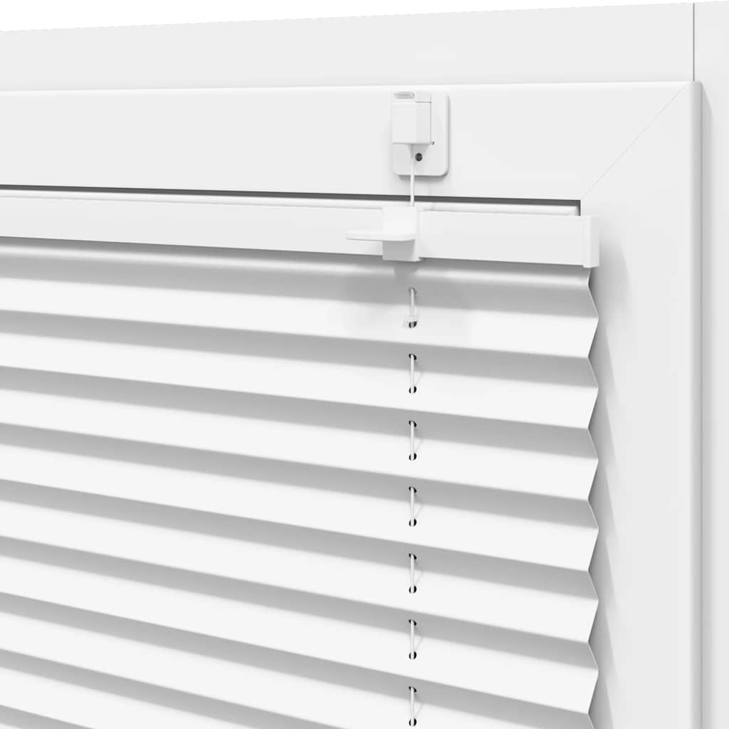 Plisségardin Hvid 45x150 cm Stofbredde 44,4 cm Polyester