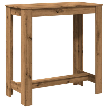 barbord 102x50x103,5 cm konstrueret træ gammelt trælook