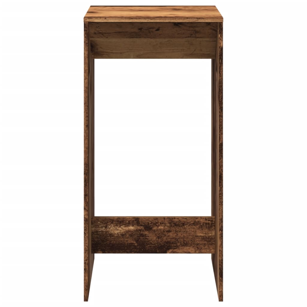 barbord 51x50x103,5 cm konstrueret træ gammelt trælook