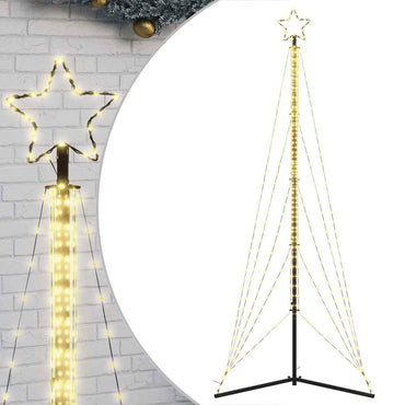 LED-juletræ 525 LED'er 302 cm varmt hvidt lys