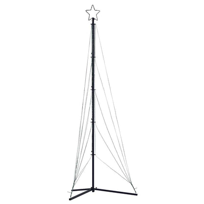 LED-juletræ 525 LED'er 302 cm varmt hvidt lys