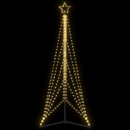 LED-juletræ 525 LED'er 302 cm varmt hvidt lys
