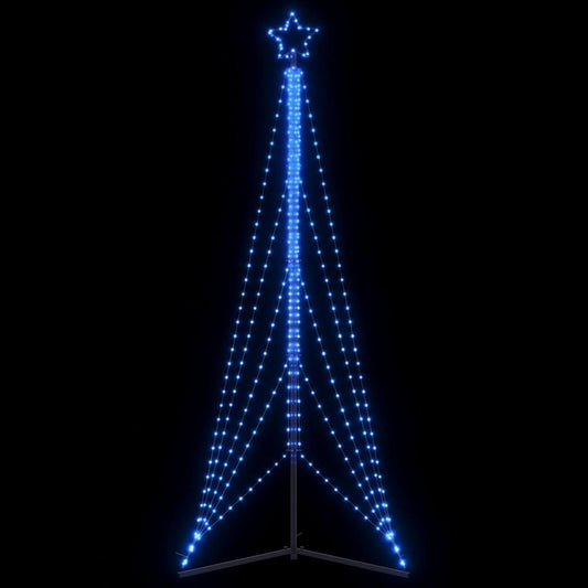 LED-juletræ 525 LED'er 302 cm blåt lys