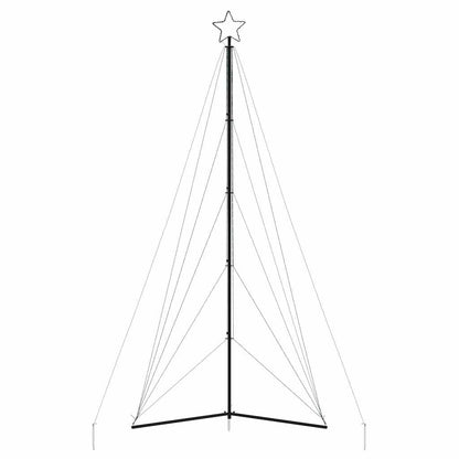 LED-juletræ 615 LED'er 404,5 cm koldt hvidt lys