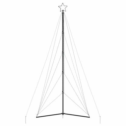 LED-juletræ 615 LED'er 404,5 cm blåt lys