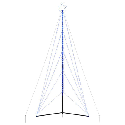 LED-juletræ 615 LED'er 404,5 cm blåt lys