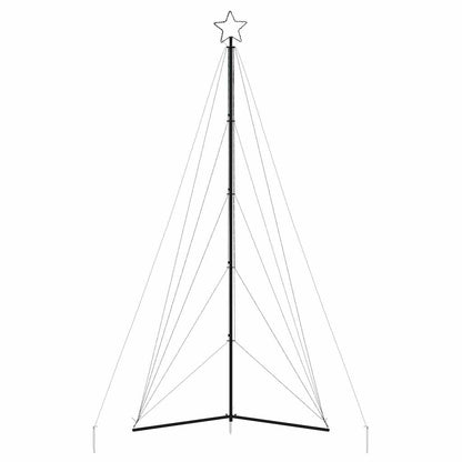 LED-juletræ 615 LED'er 404,5 cm farverigt lys