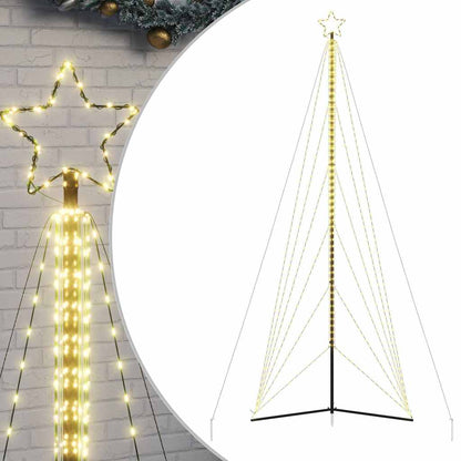 LED-juletræ 861 LED'er 478 cm varmt hvidt lys