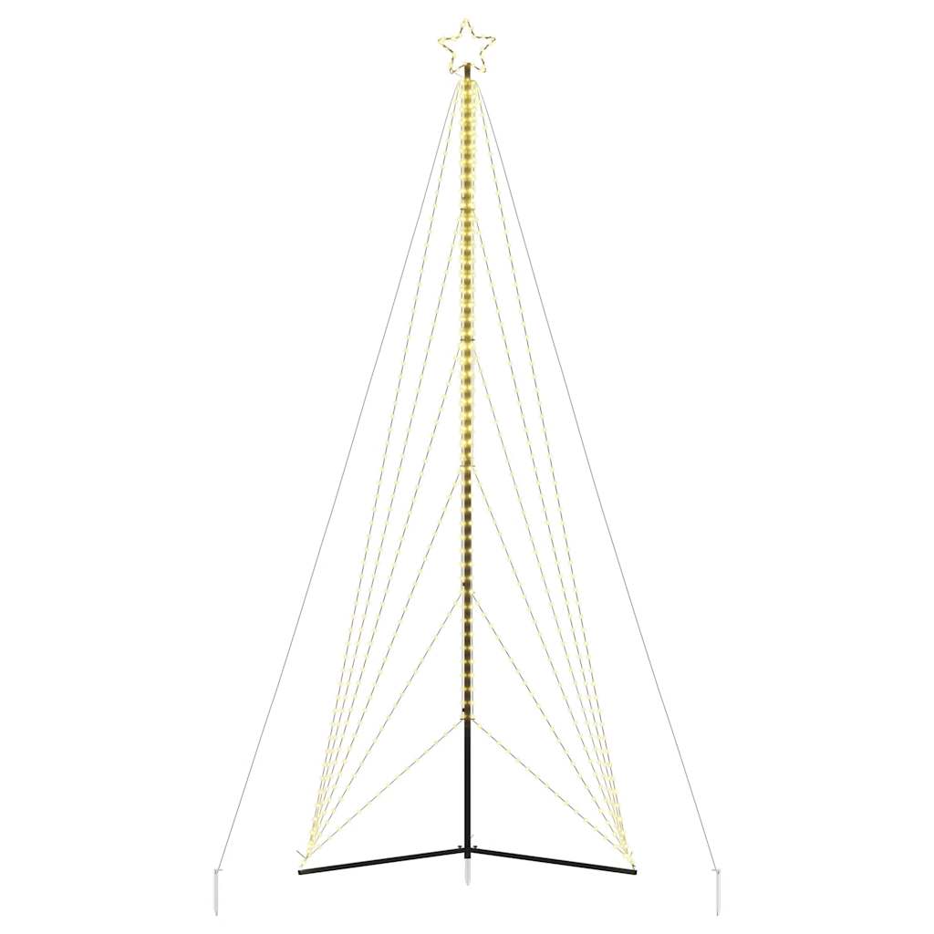 LED-juletræ 861 LED'er 478 cm varmt hvidt lys