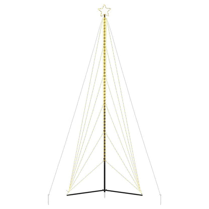 LED-juletræ 861 LED'er 478 cm varmt hvidt lys