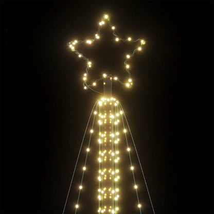 LED-juletræ 861 LED'er 478 cm varmt hvidt lys