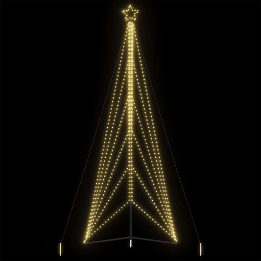 LED-juletræ 861 LED'er 478 cm varmt hvidt lys