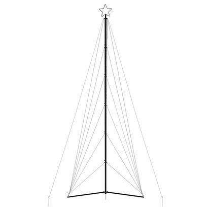 LED-juletræ 861 LED'er 478 cm koldt hvidt lys