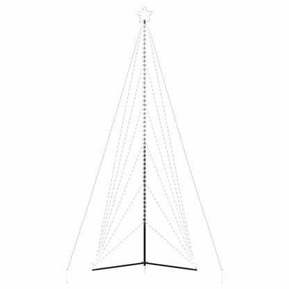 LED-juletræ 861 LED'er 478 cm koldt hvidt lys