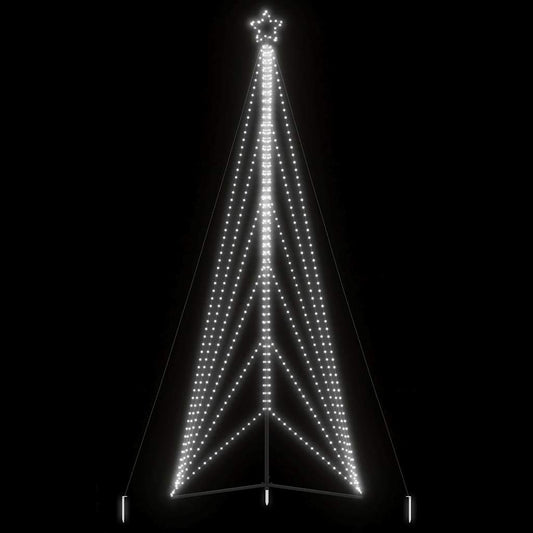 LED-juletræ 861 LED'er 478 cm koldt hvidt lys
