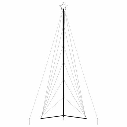 LED-juletræ 861 LED'er 478 cm farverigt lys