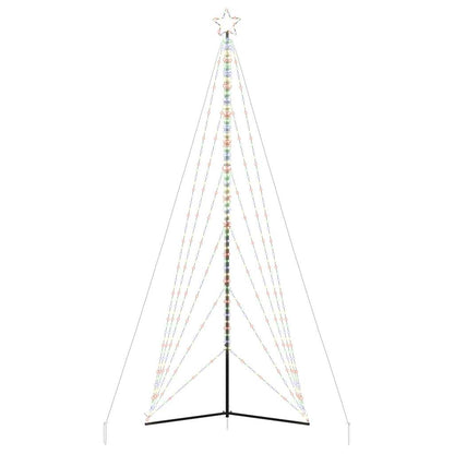 LED-juletræ 861 LED'er 478 cm farverigt lys