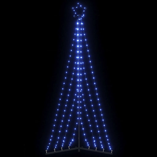 LED-juletræ 339 LED'er 187 cm koldt hvidt lys
