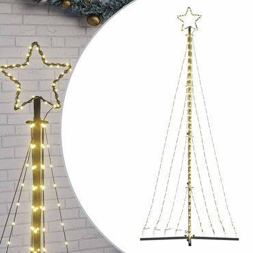 LED-juletræ 447 LED'er 249 cm varmt hvidt lys