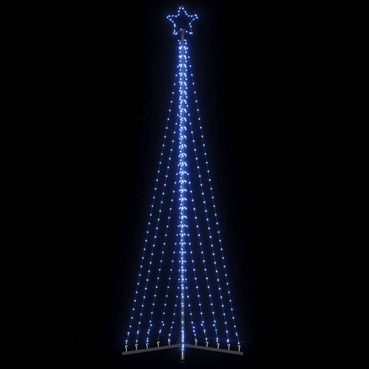 LED-juletræ 495 LED'er 300,5 cm blåt lys
