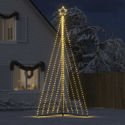 LED-juletræ 570 LED'er 399 cm varmt hvidt lys