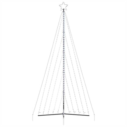 LED-juletræ 570 LED'er 399 cm koldt hvidt lys