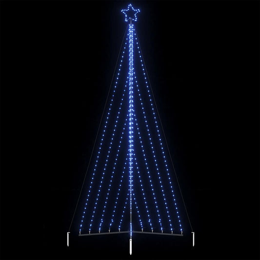 LED-juletræ 570 LED'er 399 cm blåt lys