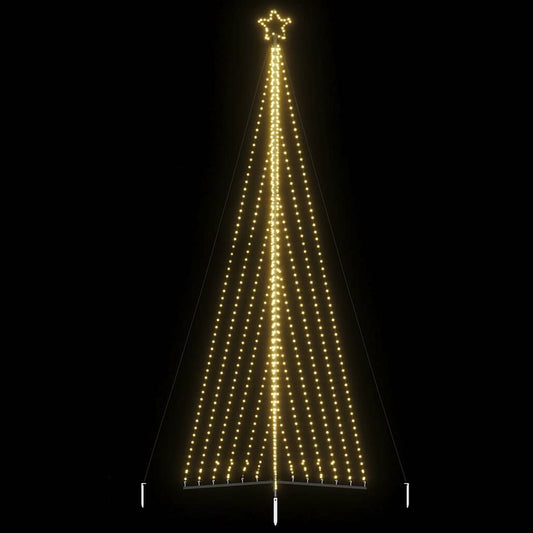 LED-juletræ 789 LED'er 476 cm varmt hvidt lys