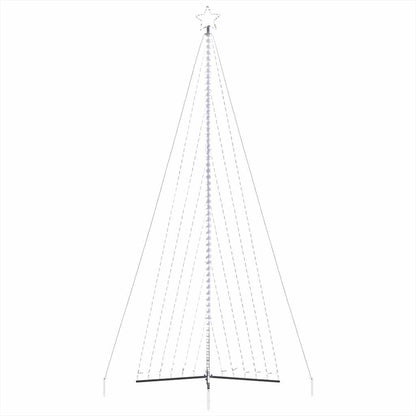 LED-juletræ 789 LED'er 476 cm koldt hvidt lys