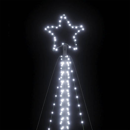 LED-juletræ 789 LED'er 476 cm koldt hvidt lys