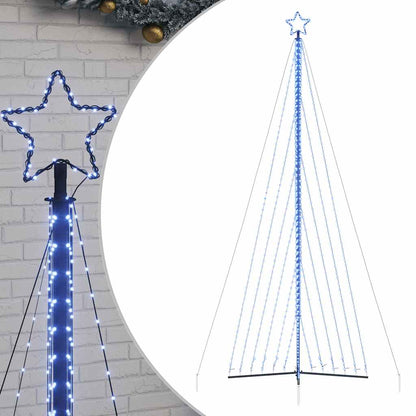 LED-juletræ 789 LED'er 476 cm blåt lys