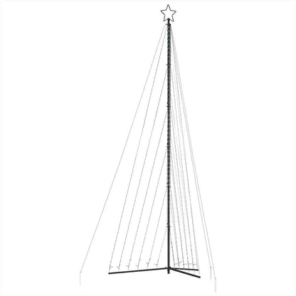 LED-juletræ 789 LED'er 476 cm farverigt lys