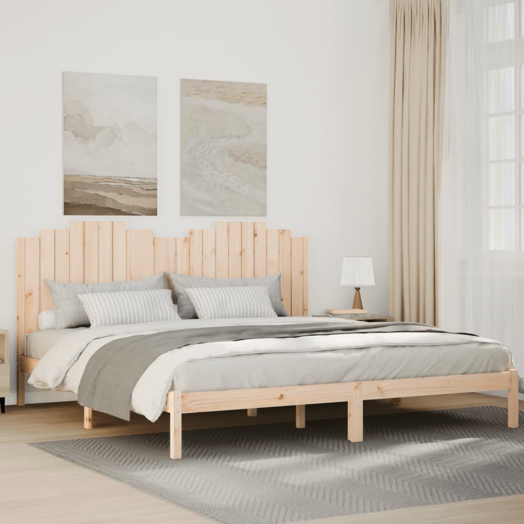 ekstra lang sengeramme uden madras 200x220 cm massivt træ