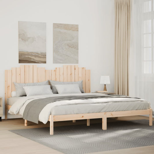 ekstra lang sengeramme uden madras 200x220 cm massivt træ